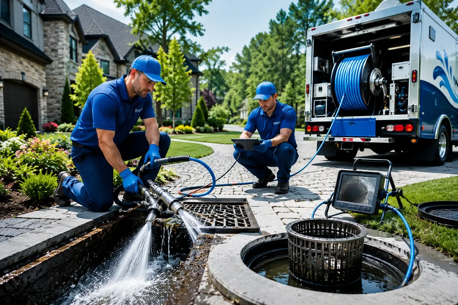 Local outdoor drain cleaning professionals in Halstead, KS