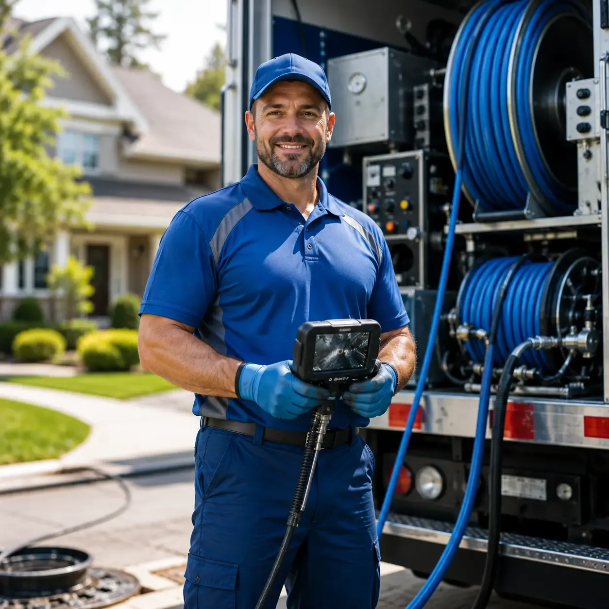 Local outdoor drain cleaning specialists in Halstead, KS